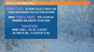 what is wind chill what makes cold