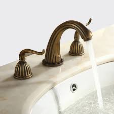 sprinkle sink faucets antique brass