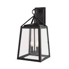 Outdoor Wall Lantern With Beveled Glass