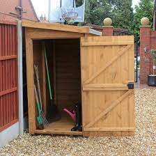 Traditional Pent 5x3 Wooden Tool Shed