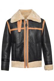 Shearling Jacket With Fur Collar Diesel Vitkac Shop Online