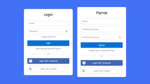 signup form in html css javascript