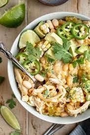 Healthy Instant Pot Chicken Chili gambar png