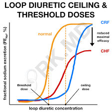loop diuretic threshold and ceiling