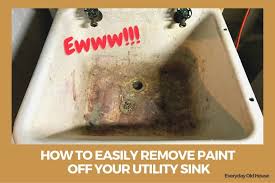 How To Remove Paint Off A Slop Sink
