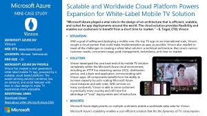 The advantages of white label mobile apps are the low initial cost and the fact that most developers provide maintenance and updates, so you don't have to. Scalable And Worldwide Cloud Platform Powers Expansion For White Label Mobile Tv Solution Mini Case Study Microsoft Azure Played A Vital Role In The Design Ppt Download