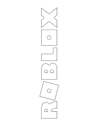 The colour of the part was determined by the color property. Roblox Logo Coloring Page 1001coloring Com