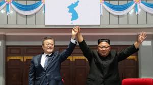 Prior to running for the presidency, he had served as the opposition leader of the minjoo party of korea from 2015 to 2016. South Korea S Moon Jae In Makes Unprecedented Mass Games Speech Bbc News