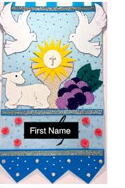 first communion banner instructions