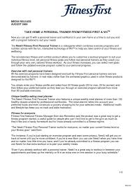 Ersonal Trainer Cover Letter Personal How To Make A