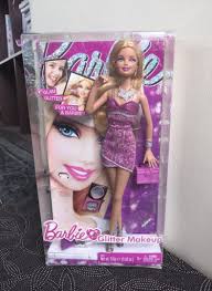 wts barbie love glitter makeup doll