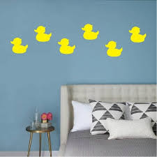 rubber duck wall decals set of 10