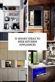 ideas to hide kitchen appliances