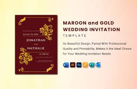 wedding invitation card template in psd
