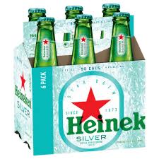 heineken beer silver 6 pack