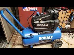 kobalt 8 gallon air compressor first