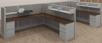 8x8 Curved Corner Cubicle Stations With