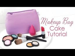 makeup bag cake cake decorating purse