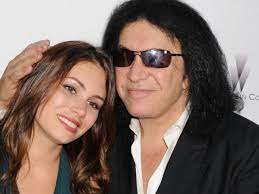 kiss gene simmons daughter shows her