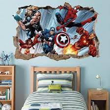 Marvel Super Heroes Smashed Wall 3d
