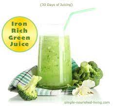 iron rich green juice recipe 30 days