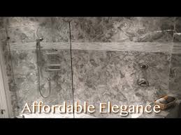 Cultured Granite Walk In Shower