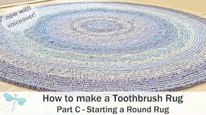 how to create a toothbrush rug part c