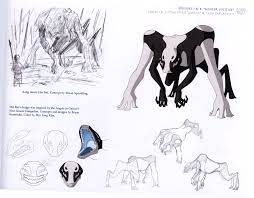 For my fellow ATLA fans in this sub: The Hei Bei's Spirit Monster form was  inspired by Evangelion. I definitely see a bit of Sachiel and the MP Evas  in the design. :