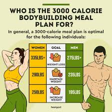 3000 calorie bulking meal plan pdf