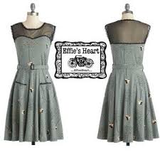 Effies Heart Blogging Molly Pin Up Dress S Euc