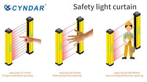 safety light curtain sensor barrier