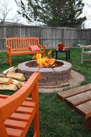 fire pit ideas for the backyard on a