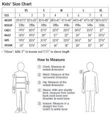 Obermeyer Kids Size Chart Size Chart For Kids Girls