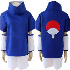 Buy Costume by Sasuke Uchiha Black/Blue Uniform Jacket+Pant+Hand Guard  Unique Jacket at affordable prices — free shipping, real reviews with  photos — Joom