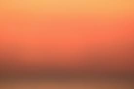 Orange Color Gradation Of The Sunrise Sky In Thailand For