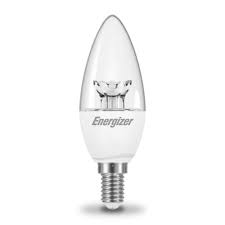 Energizer 6w 40w Non Dim Led Clear Candle Ses E14 Warm White Bulb
