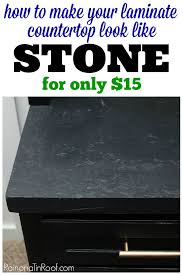 With giani granite countertop paint you can makeover your countertops to look like granite if they aren't. Make Faux Stone Countertops For 20 Using Only Paint