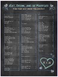 Diy Faux Chalkboard Seating Chart We Wed