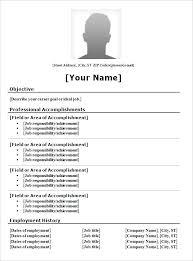 Chronological Resume Template 23 Free Samples Examples