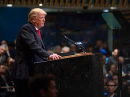 Download clker's president speech podium clip art and related images now. Us President Trump Rejects Globalism In Speech To Un General Assembly S Annual Debate Un News