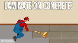 install laminate flooring on concrete