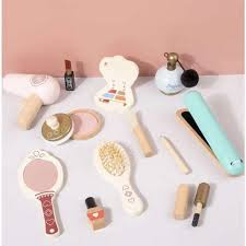 mainan edukasi anak wooden makeup set