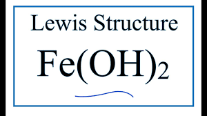 draw the lewis dot structure for fe oh