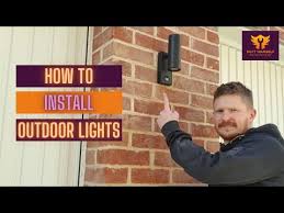 how to run wire for security lights