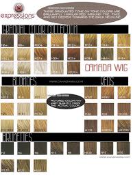 Expressions Hair Fashion Color Charts