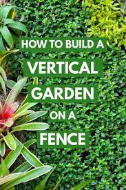 how to build a vertical garden on a