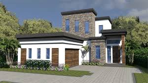 2 story modern house plan with lanai 1952
