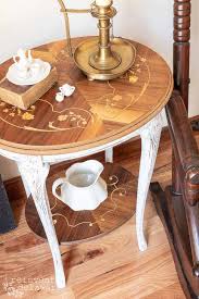 Furniture Wood Inlay Side Table