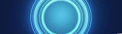 Blue circle rings HD wallpaper download