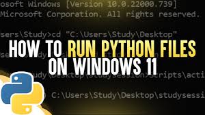 how to run python files on windows 11